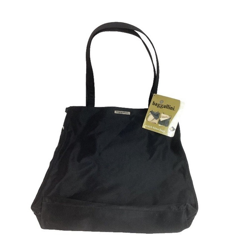 Baggallini Switch Hitter - Black Or Tan - Reversible Tote Bag
